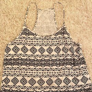 Forever 21 Aztec print racerback tank